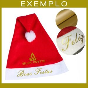 10 - Gorro de Natal personalizado